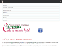 Tablet Screenshot of litopress.com
